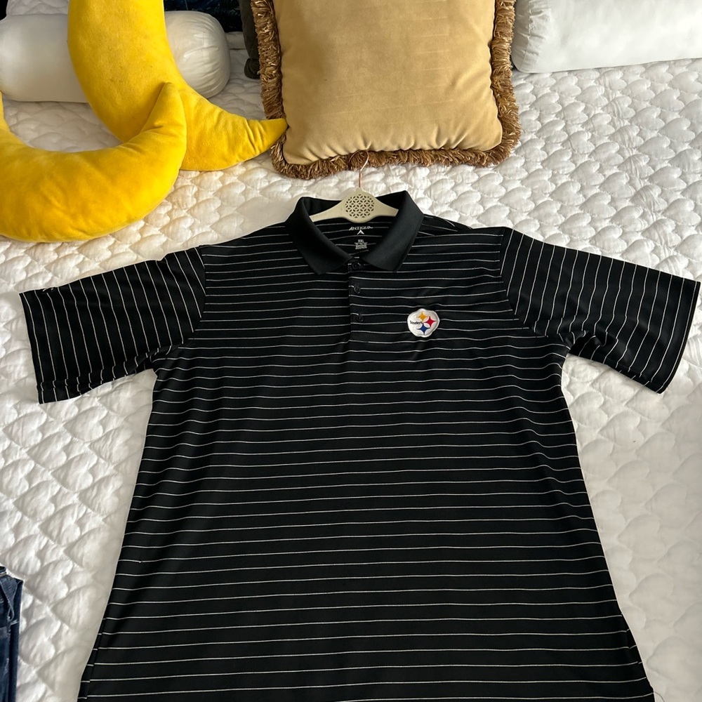 ANTIQUA PITTSBURGH STEELERS SHIRT